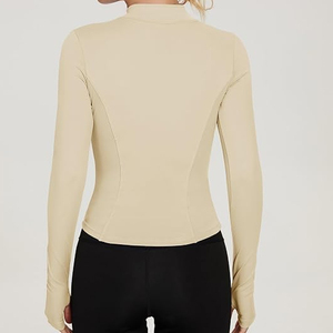 Chaqueta Deportiva de Manga Larga para Mujer, con Cierre Completo, para Fitness, Yoga, Invierno, Cálida, para Gimnasio, Ropa Deportiva, para Correr, Entrenamiento - Product Image 4