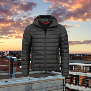 High Quality <b>Men's</b> Autumn Bomber <b>Jacket</b> Zipper Closure Front Logo Woolen Nonwoven <b>Thin</b> <b>Jacket</b> Waterproof Coat - Product Image 5