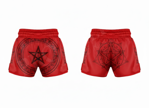 Shorts de boxe en satin 100% polyester sublimé, équipement de Muay Thai, MMA, Kickboxing, taille plus, durables, doux, taille haute, pour hommes - Product Image 4