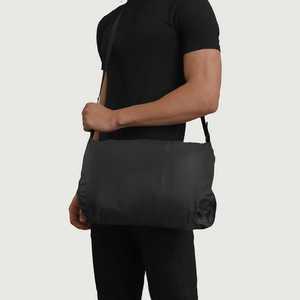 Factory Made Solid Black Color Men's Outdoor <b>Jacket</b> High Quality Polyester Fabric Quilted <b>Packable</b> Zipper Style Puffer <b>Jacket</b> - Product Image 5