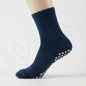 Calcetines de Hombre, Color Sólido, Tejidos, Transpirables, de Cinco Dedos, de Algodón y Elastano, para Uso Diario en Primavera - Product Image 3