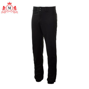 Men's White Baseball Jersey With <b>Black</b> Trim And <b>Black</b> <b>Pants</b> Uniform Set Breathable Polyester Material For Adults - Product Image 4