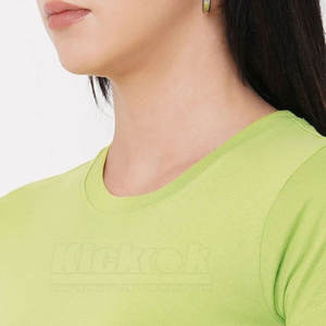 Camisetas de Mujer Nuevas a la Moda, las Más Populares, Ecológicas, 100% Algodón, Transpirables, de Secado Rápido, Casuales, de Manga Corta, de Color Sólido - Product Image 6