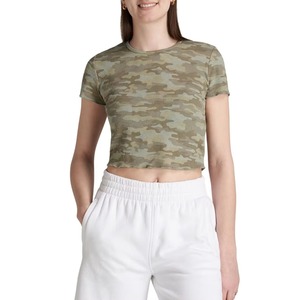 Nouveau Débardeur Court de Sport Personnalisé en Gros, Sensation Seconde Peau, Dos Simple, Manches Courtes, Respirant, pour la Gym, le Fitness, le Yoga et la Musculation - Product Image 1