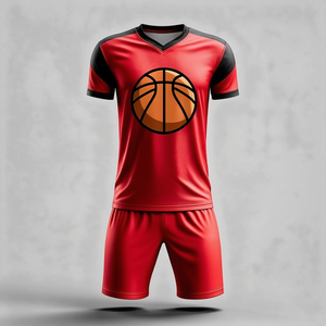 Conjunto de ropa deportiva Athletic Hoops, camiseta sin mangas ligera y pantalones cortos, nombre personalizado, número y gráficos de identidad del equipo - Product Image 1