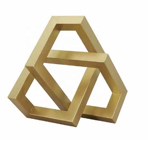 Nouvelle arrivée métal abstrait décoratif Sculpture Accent Figurine moderne Sculptures de l'Inde pour étagères Table étagère décor - Product Image 4