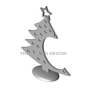 Handmade Christmas <b>Tree</b> Sculpture Good Quality Metal Wooden Base Modern Christmas Decoration Metal Handicraft <b>Led</b> <b>Lighting</b> Metal - Product Image 6