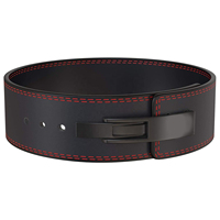 Ceinture de musculation en cuir de vachette avec levier – Antidérapante, respirante, imperméable, réglable, protection avancée pour la taille