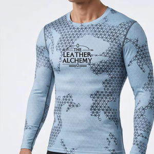 Training Shirt <b>Men</b> Athletic Fitness Gym Workout Shirt Sports Performance Wear Breathable Lightweight Quick Dry <b>Stretch</b> Fabric - Product Image 1