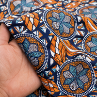 Kain Cetak Lilin Kain Katun Afrika Kain Ankara Kain Cetak Kustom Kain Tekstil Untuk Butik Pakaian Garmen Grosir