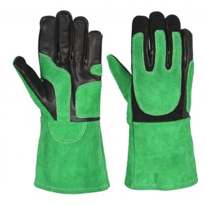 Guantes de Soldadura de Cuero Vacuno y Piel Serraje Reforzados, Resistentes a la Abrasión, al Calor y al Fuego, de Alta Durabilidad - Product Image 5