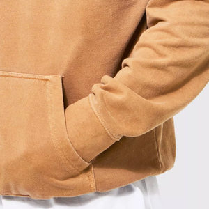 Sudadera con Capucha para Hombre, Corte Regular, 100% Algodón, Cuello Alto con Cierre de Cremallera, Bordado GO! Logotipo en el bolsillo frontal, estilo casual de invierno - Product Image 3