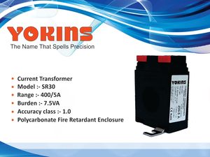 YOKINS, Transformateur de courant SR30 400/5A, CT 400A pour ampèremètre - Product Image 5