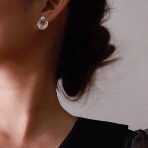 Pendientes de Plata de Ley S925 con Perlas Naturales de Agua Dulce y Madreperla Blanca, Joyería de Lujo y Elegante - Product Image 4