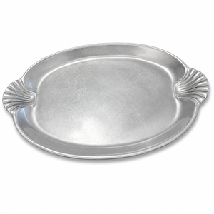 Luxury Handmade <b>Gold</b> Aluminum Oval <b>Serving</b> <b>Tray</b> with Elegant Antler Handles Antique Finish Decorative Platter for Home Hotel - Product Image 3