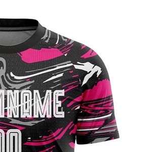 Ready To Ship Personalized Sublimated Soccer Jerseys Best Quality Short Sleeve Crew Neck Athletic Fit Custom Design Available - Product Image 5