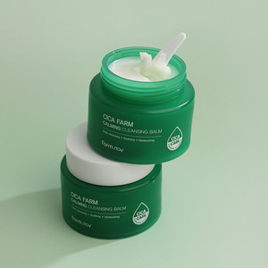 Korean Cosmetic FARMSTAY CICA FARM Anti-Wrinkle Calming Cleansing Balm Deep Cleansing Facial Cleanser Whitening Moisturizing - Product Image 3