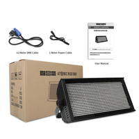 SHEHDS 200W Lampu Strobo DMX512 RDM RGB 3in1 Flash LED Wash 40 Derajat Moving Head Lampu Panggung untuk Solusi Pencahayaan Pernikahan