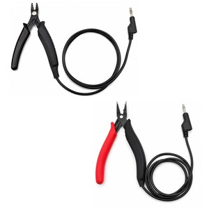 Pince à sertir pour bijoux permanents, soudure de chaînes fines, avec câble de 3 pieds, à bec court et à bec long, Zetomed Pro - Product Image 1