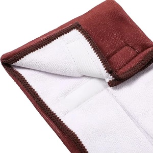 Custom Maroon Sports <b>Towel</b> Quick Dry Polyester Foldable <b>Sweat</b> Hand <b>Towel</b> with Logo Print for American Football Team Training - Product Image 2
