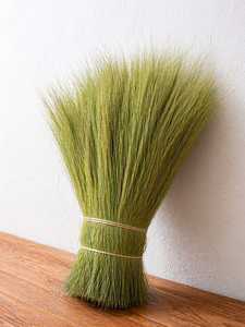 Matériau brut pour balai en herbe naturelle, fibres de herbe, matériau pour manche de balai, poils moyens, durable, écologique, pour sols extérieurs - Product Image 2