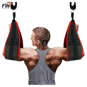 Sangle robuste personnalisable de haute qualité pour exercices de levage des jambes avec grands anneaux en D et connecteurs rapides – Super Vente - Product Image 2