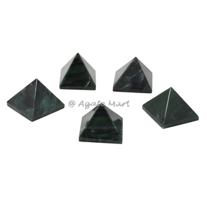 Haute qualité calligraphie cristal Marium jaspe pyramide pierres précieuses guérison générateur d'énergie positive décor à la maison pierre métaphysique - Product Image 6