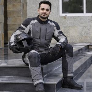 ชุดมอเตอร์ครอสพร้อมเปลือกนอกคอร์ดูร่าคุณภาพสูง แผ่นรองไหล่และเข่าป้องกันแรงกระแทก ชุดแข่งสำหรับนักขี่ - Product Image 1