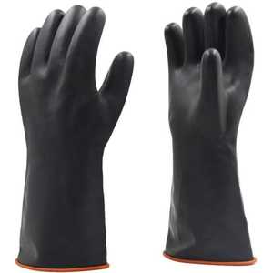 Guantes de Protección Industrial Negros de 18 Pulgadas, Resistentes a Ácidos y Álcalis, de Látex y Goma, 150 Gramos, Resistentes a Químicos - Product Image 5