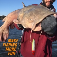 Vente en gros de leurres de pêche artificiels de haute qualité et attrayants, en matériau ABS, avec perles sonores, types Minnow, Crank et pour la pêche au poisson-chat en rivière