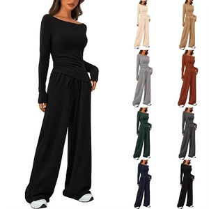 Ensemble 2 pièces pour femme, haut court sans manches et short, sportif, en Spandex/Nylon, couleur unie beige, décontracté, toutes saisons, respirant, coupe régulière, séchage rapide - Product Image 1