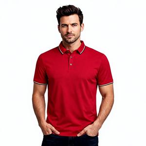 Camiseta de Punto Sólida y Transpirable para Hombre, Estilo Casual de Verano, Manga Corta, Anti-Pilling, Anti-Arrugas, Disponible en 11 Colores, Tallas S-3XL - Product Image 1