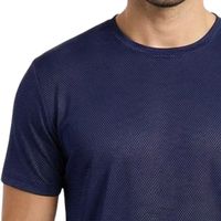 Kaos Pria Berkualitas Tinggi Bahan Katun Campuran Nyaman Lengan Pendek Kasual Polos untuk Sablon Custom Bisnis