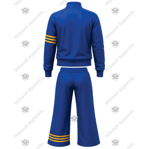 Nuevo diseño SG Rho, conjunto deportivo para mujer, amarillo dorado con bordado azul, estilo Poodle, manga larga, cintura alta, tejido, informal, para todas las temporadas - Product Image 2