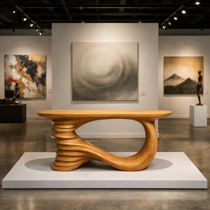 Luxali Modern Contemporary Hotel <b>Console</b> <b>Table</b> Saman Wood Handcraft High-Class Furniture <b>for</b> <b>Entry</b> and Villa - Product Image 4