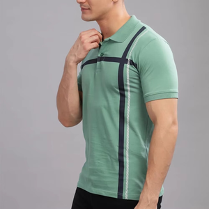 Polo Estampado para Hombre, Transpirable, Mezcla de Algodón, Casual, para Golf, con Logotipo Personalizado, OEM, ODM, Venta al Por Mayor - Product Image 6