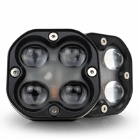 Nouveau projecteur de moto/voiture 40W trèfle à quatre feuilles, lentille à double faisceau, lampe modifiée 12V Guangzhou