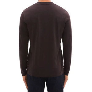 T-shirts à manches longues unis pour hommes, personnalisables, séchage rapide, pour la gym, l'entraînement, le sport, la course à pied, vêtements de fitness pour hommes, écologiques - Product Image 4