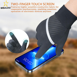 Gants d'hiver chauds pour enfants - Gants antidérapants pour temps froid avec fonction tactile pour la randonnée en plein air, la course à pied, le vélo, le cyclisme - Product Image 2