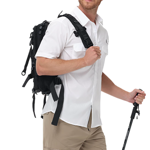 Chemises de pêche haute performance, style streetwear, coton et élasthanne, produit exceptionnel, col rabattu, pour hommes - Product Image 3