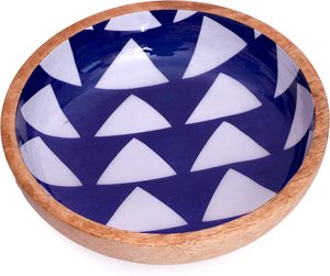 Decorative Mango Wood Snack Serving Bowl For Dry Fruits Chips Coffee <b>Table</b> Countertop <b>Display</b> Key Bowl Tableware Kitchen Living - Product Image 2