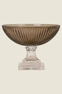 Moderno y Elegante Centro de Mesa de Metal Plegado Hecho a Mano, Ecológico, para Mesa de Café, Sofisticado, en Color Metal Ahumado - Product Image 6