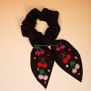 Lazo para el pelo con cuentas y bordado de trébol verde del Día de San Patricio, ecológico, ligero, hecho a mano, para fiestas y celebraciones - Product Image 5