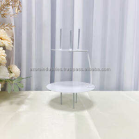 Nouveau design, support à gâteau en métal doré de forme irrégulière, séparateur réutilisable, compatible micro-ondes, pour mariages, fêtes et événements, Azora