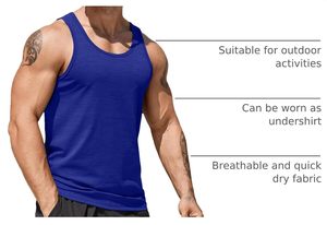 Men's Oversized Tank Top Loose Fit <b>Sleeveless</b> <b>T</b> <b>Shirt</b> Streetwear Summer Apparel Breathable Cotton Jersey Muscle Vest Casual Wear - Product Image 6