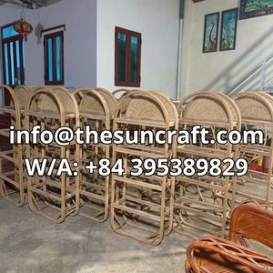 Hot Selling Rainbow Rattan Toy Wardrobe Wholesale Supply Factory Direct <b>Square</b> Doll Cabinet Sustainable Woven Decor Global - Product Image 3