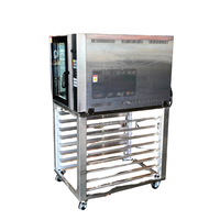 Nuevo Horno de Convección Eléctrico Profesional Programable Automático de Sobremesa de 220V con 6 Bandejas y Función de Vapor para Hacer Pan