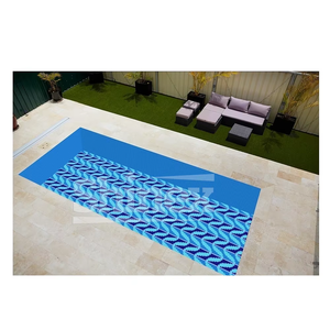 Carreaux muraux intérieurs de villa de luxe, design de piscine à motifs magnifiques, couleurs résistantes à la décoloration, surface solide, antibactérien - Product Image 1