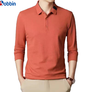 Chemise à manches longues pour homme, design tendance et professionnel, nouveau modèle, chemise polo pour l'automne, vêtements de travail de bureau, logo personnalisé - Product Image 2