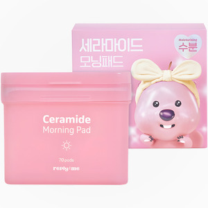 Produits de soin coréens Ripeulraimi Ceramide Morning Pad 70 feuilles – Toner pour le visage et les pores - Product Image 1